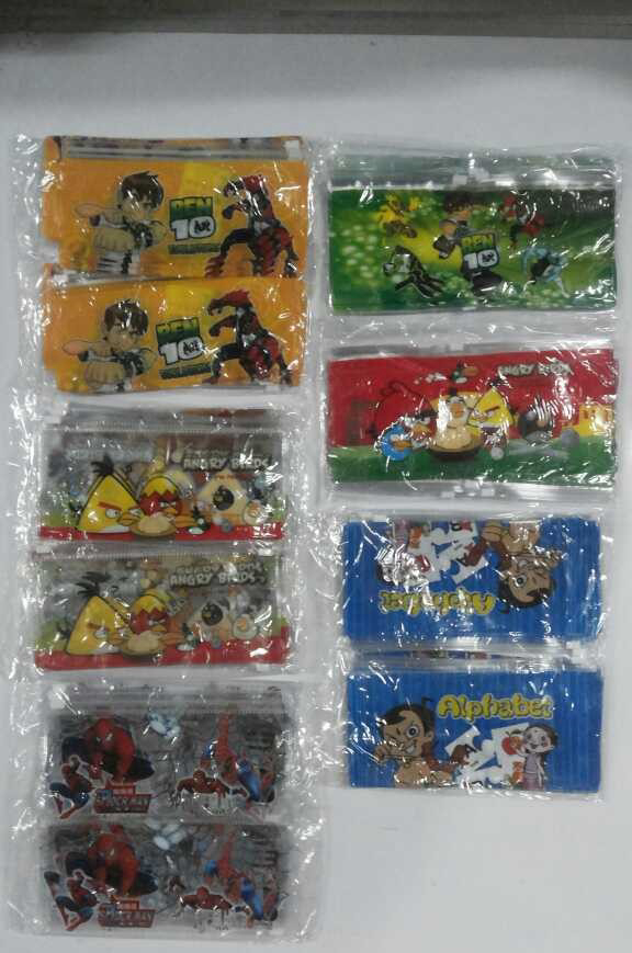 PVC CARTOON PENCIL ZIP BAG A6