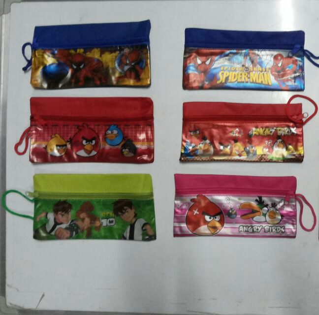 PVC CARTOON PENCIL ZIP BAG A6
