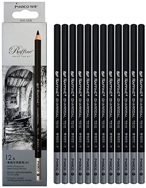Charcoal drawing pencil
