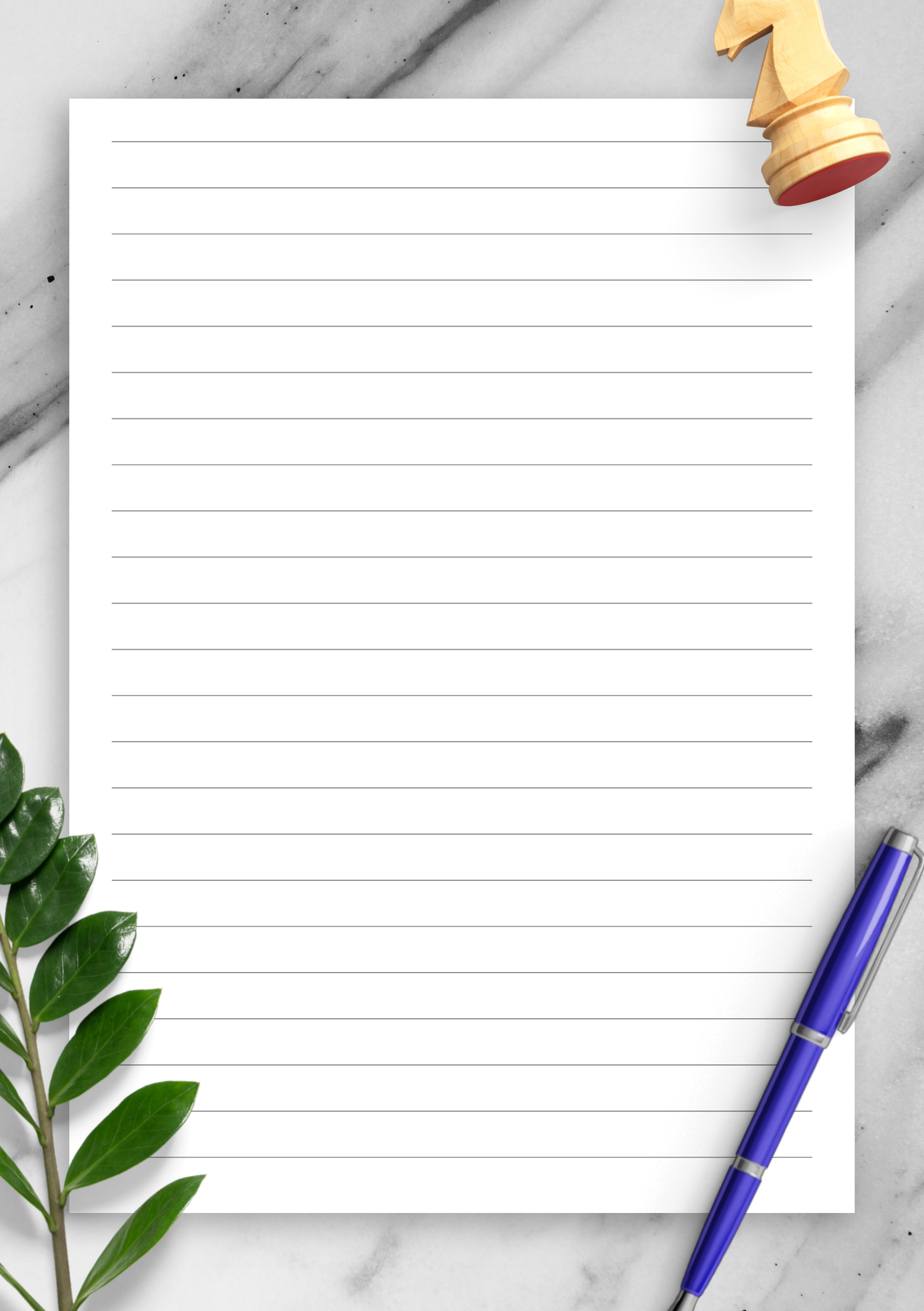Rulled  And Un Rulled Paper