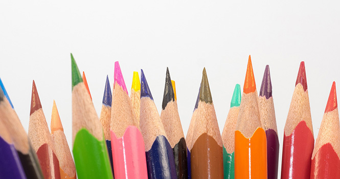 Coloured pencils
