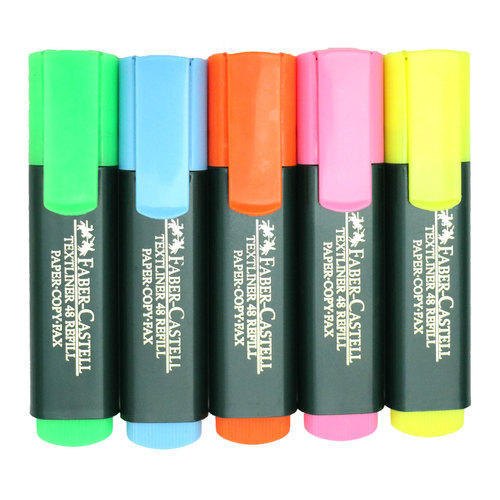 Highlighter Set Of 5 Faber Castell